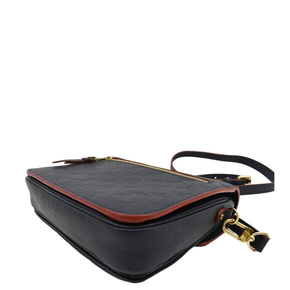 Louis Vuitton Metis Pochette Empreinte Leather Crossbody Bag Navy Blue - Picture 10 of 15